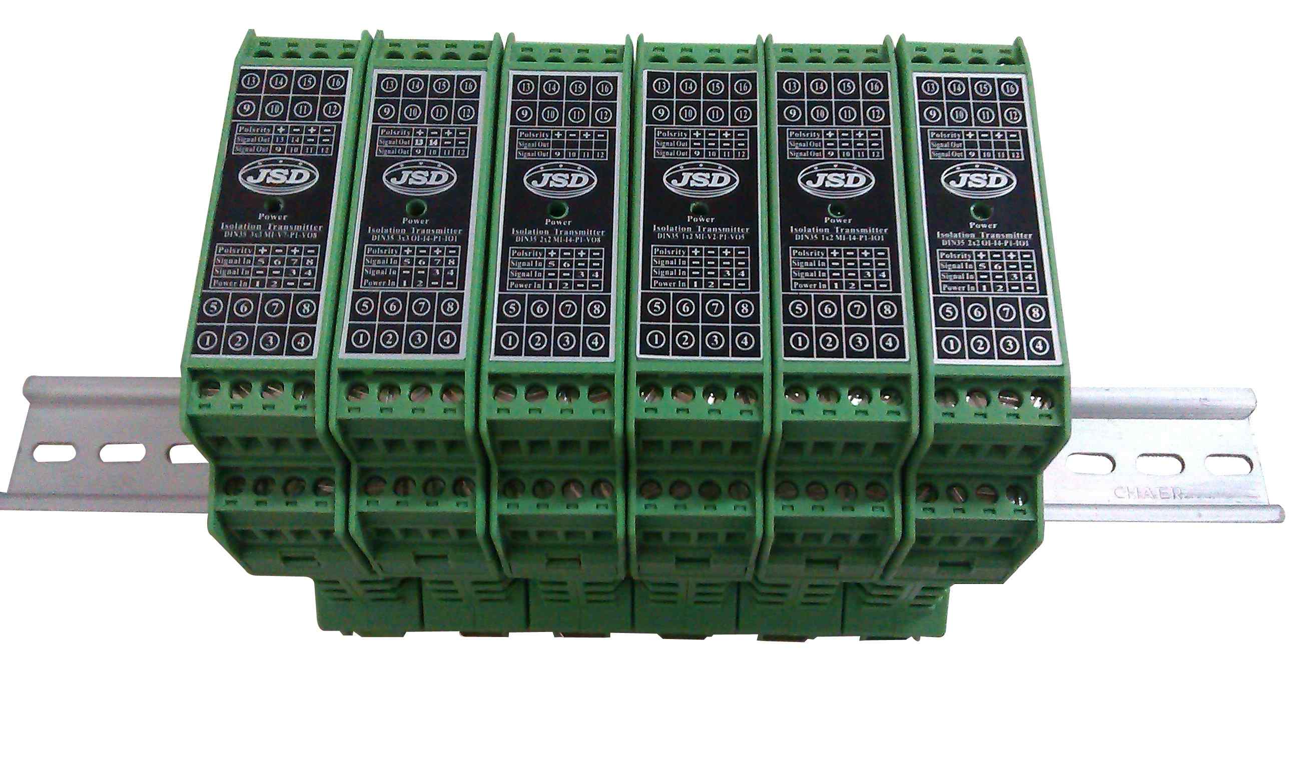 3-input- 3-output analog voltage (current) signal isolation transmitter